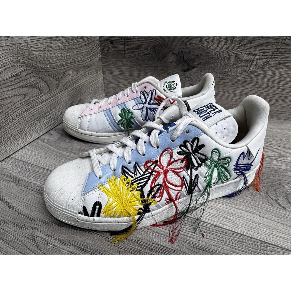 adidas Superstar Sean Wotherspoon Superearth Mens 7.5 Womens 9 Shoes Sneakers - Picture 3 of 15